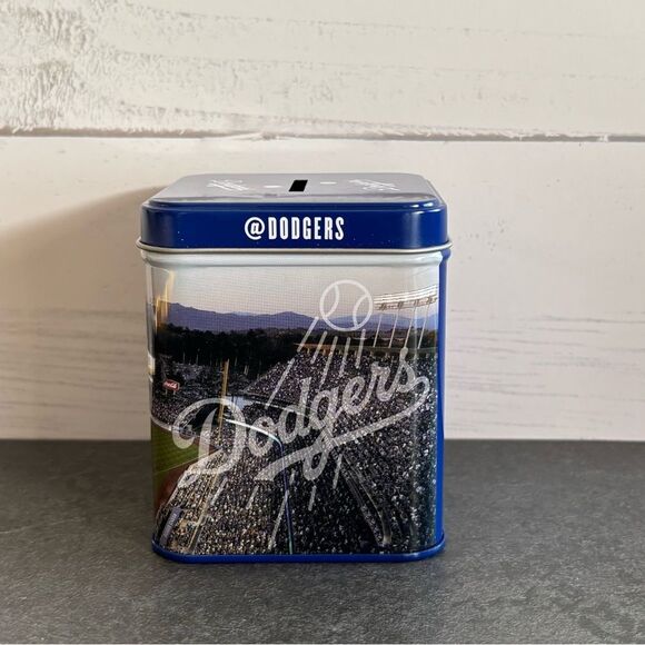 SGA Los Angeles Dodgers Tin Bank and Baseball - Picture 10 of 12